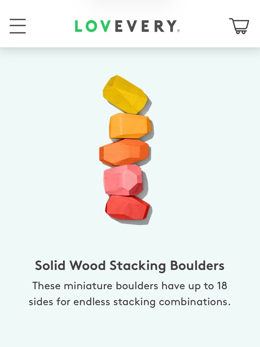 LOVEVERY stacking boulders